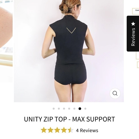 NWT - Kinflyte Unity Zip Top Max Support - size XL - Picture 1 of 9